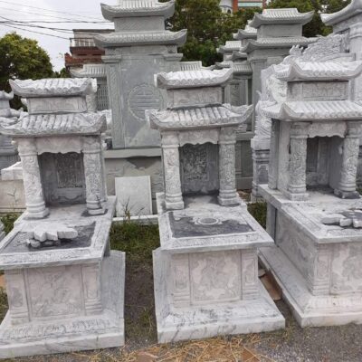 Mộ 81x127 Chân Sen Nắp Thiếu ( 2 mái )