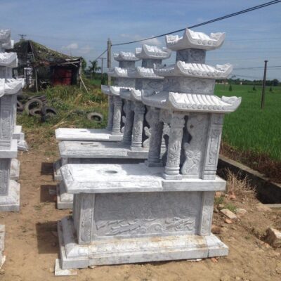 Mộ 81x127 Chân Sen Nắp Thiếu 3 Mái